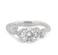Bespoke 18ct White Gold Brilliant Cut Diamond Ring