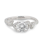 Bespoke 18ct White Gold Brilliant Cut Diamond Ring