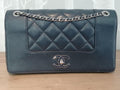 Chanel Blue Mademoiselle Single Flap Bag