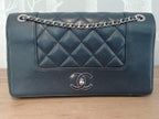 Chanel Blue Mademoiselle Single Flap Bag