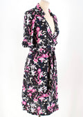 Diane von Furstenberg Jessica Printed Silk Wrap Dress