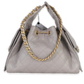 Chanel Quilted Caviar Small Chanel 25 Hobo Handbag