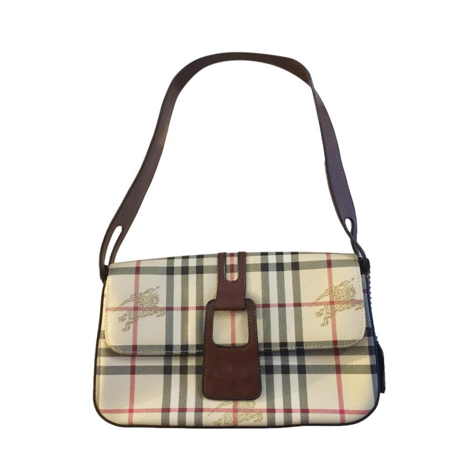 Burberry Vintage Haymarket Check Bag