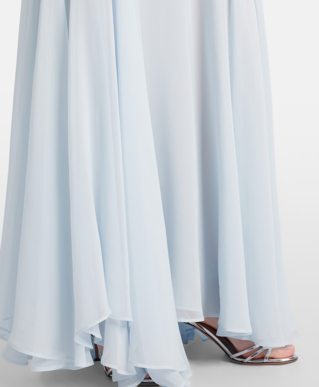 Tove Cordelia Silk Satin And Chiffon Gown