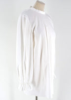 Johnathan Cohen White Tie-back Long Sleeved Tunic