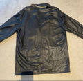 Reversible Black Leather Jacket