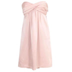 BCBG Max Azria Pink Strapless Party Dress with Bow