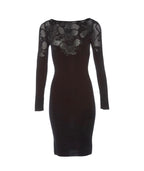 Azzaro Floral Woven Panelled Fitted Dress