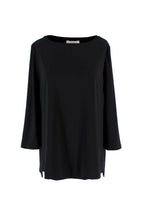 MaxMara Black 3/4 Length Sleeve Top