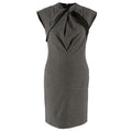 Gucci Grey Wool Tailored Dress