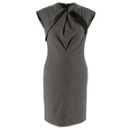 Gucci Grey Wool Tailored Dress
