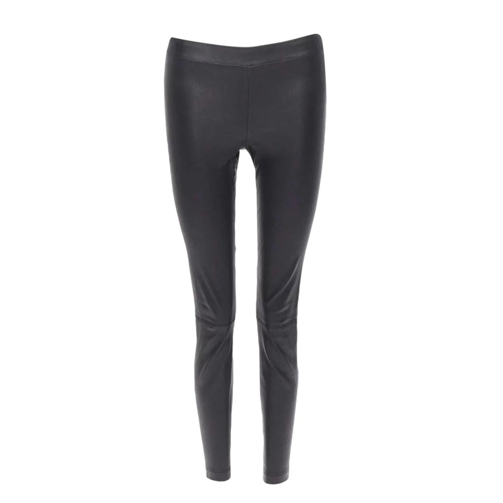 Vince Black Stretch Leather Leggings