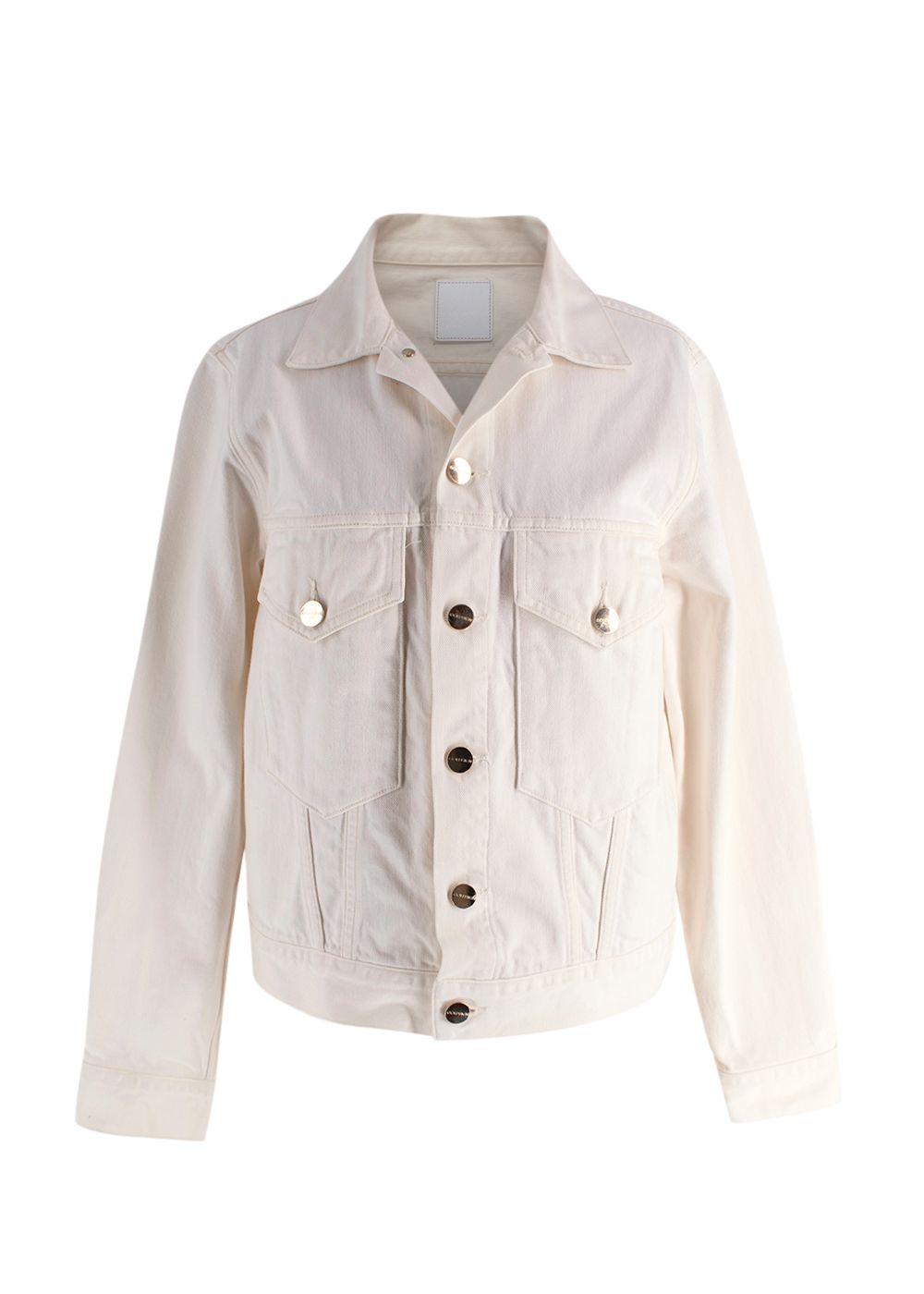 Goldsign Ecru Denim Jacket