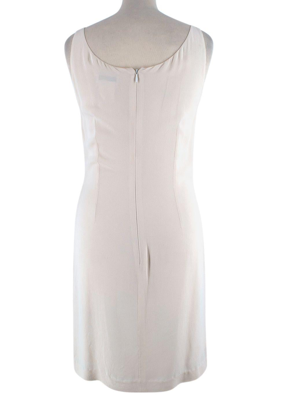 Chanel Cream Silk Mini Dress