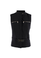 Prada Black Belted Utility Vest