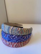 Multicolour Fabric-Covered Padded Headbands