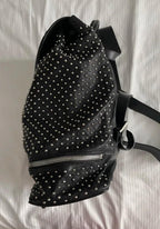 Alexander McQueen Black Leather Backpack