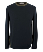 Valentino Two Tone Crew Neck Jumper