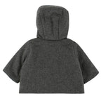 Bonpoint Girls' Grey Wool-blend Hooded Coat
