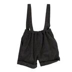 Papouelli Kids 4A Grey Shorts with Braces