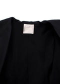 Lanvin Black Linen Blend Belted Jacket