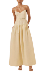 Limon Cotton Panelled Dress