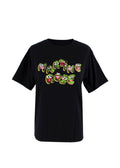 Martine Rose Kids Black Cartoon Print  Logo T-Shirt