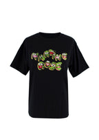 Martine Rose Kids Black Cartoon Print  Logo T-Shirt