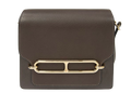 Hermes Mini Roulis in Ebene Barenia Leather with Gold Hardware