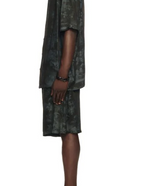 Off White Fresco Visc Jacq Bowling Shorts