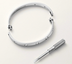 Cartier White Gold 10 Diamond love Bracelet 16