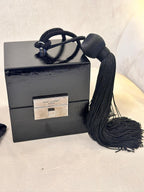 Saint Laurent Black Patent Leather Box Bag