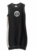 Chanel Black No.5 Embroidered Mini Dress