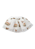 Deer Burger Printed Tulle Skirt