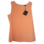 St John sleeveless silk top
