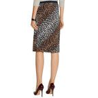 Elizabeth & James Leopard Print Adina Skirt
