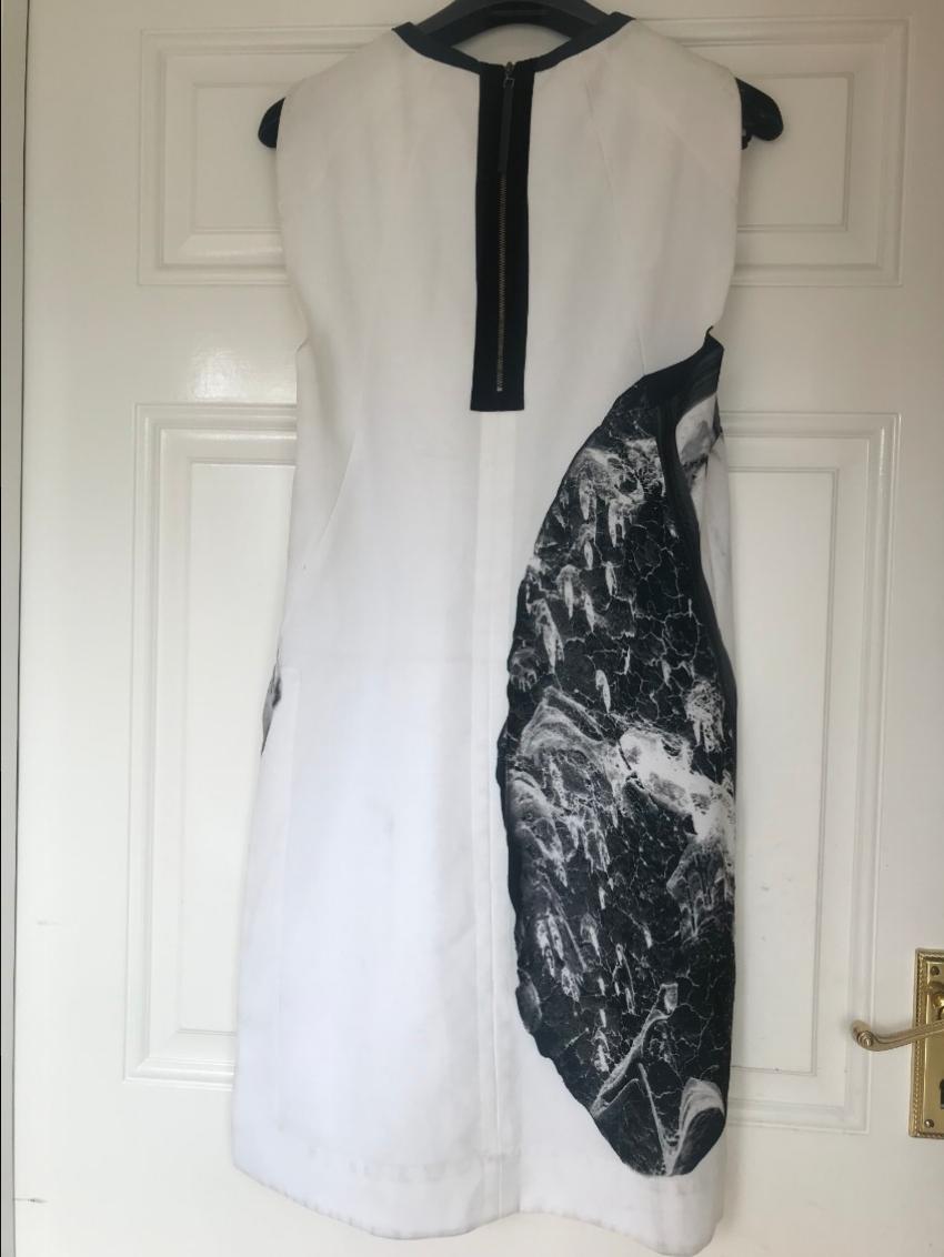 Helmut Lang Marble Print Dress