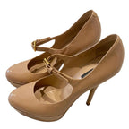 Dolce & Gabbana Nude Patent Mary-Jane Pumps
