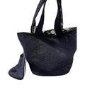 Navy/White Camlia Print Terry Bag, Towel And Pouch