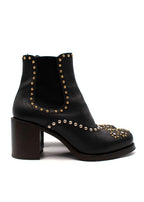 Prada Black Studded Western Boots