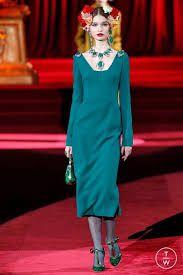 Dolce & Gabbana Green Jewel Embellished Midi Dress