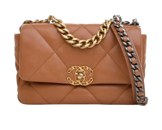 Small Caramel Leather 19 Bag
