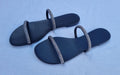 Croisette double-strap Crystal Sandals