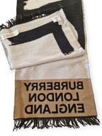 Burberry Wool Blend Love Scarf