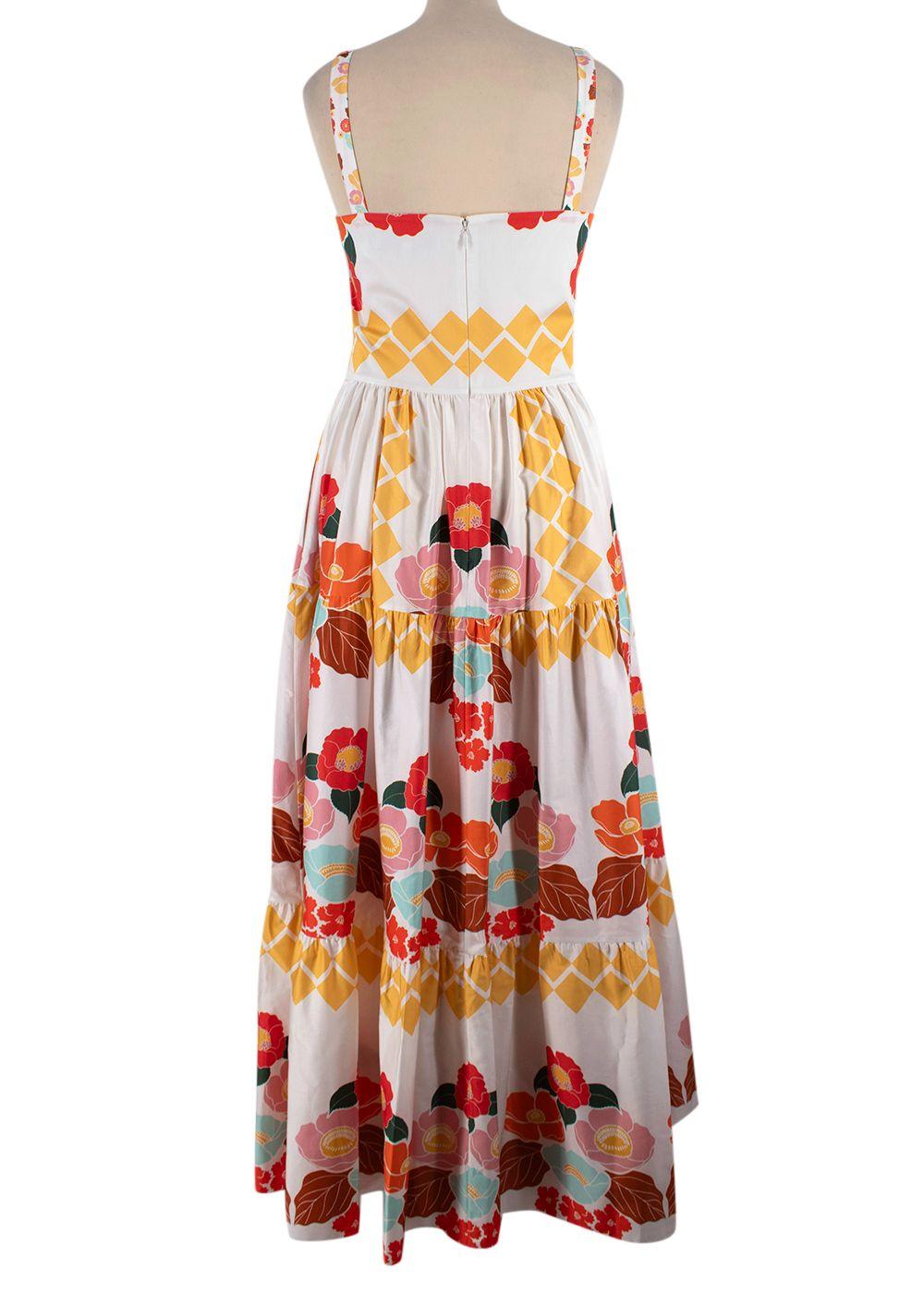 Borgo De Nor Floral Jimena Cotton Maxi Dress
