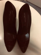 Sergio Rossi Metallic Two Tone Pumps