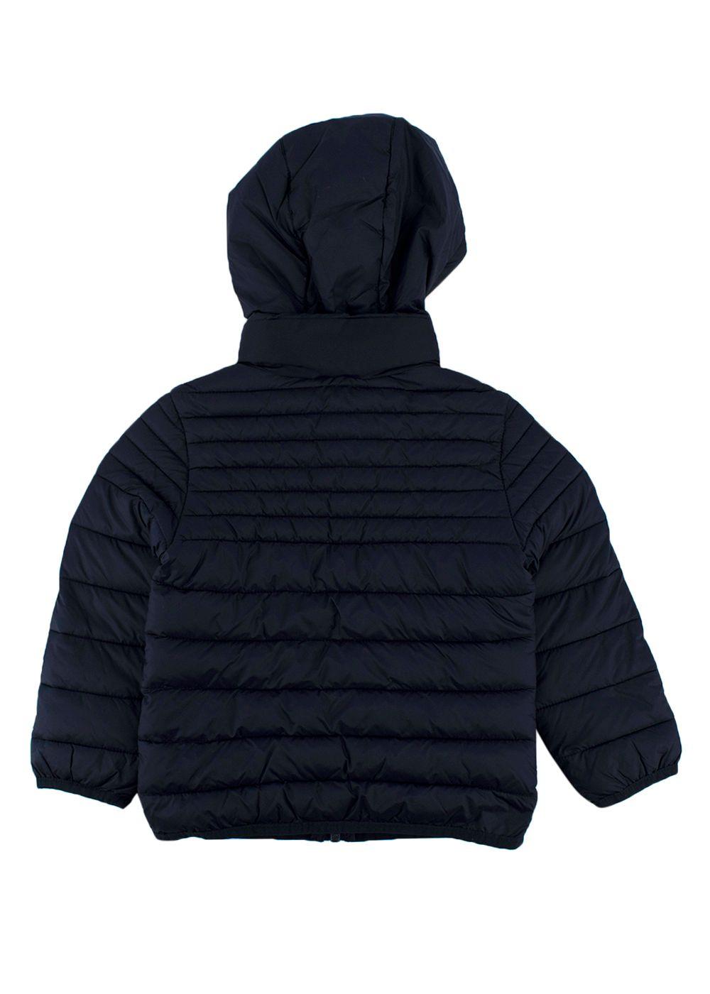 kids 4Y navy blue quilted puffer jacket