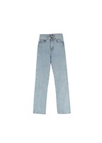 Ella Light Blue High Rise Straight Leg Jeans