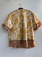 Zimmermann Yellow Postcard Fringed Shirt