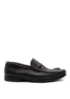 Magnanni Black Leather Loafers